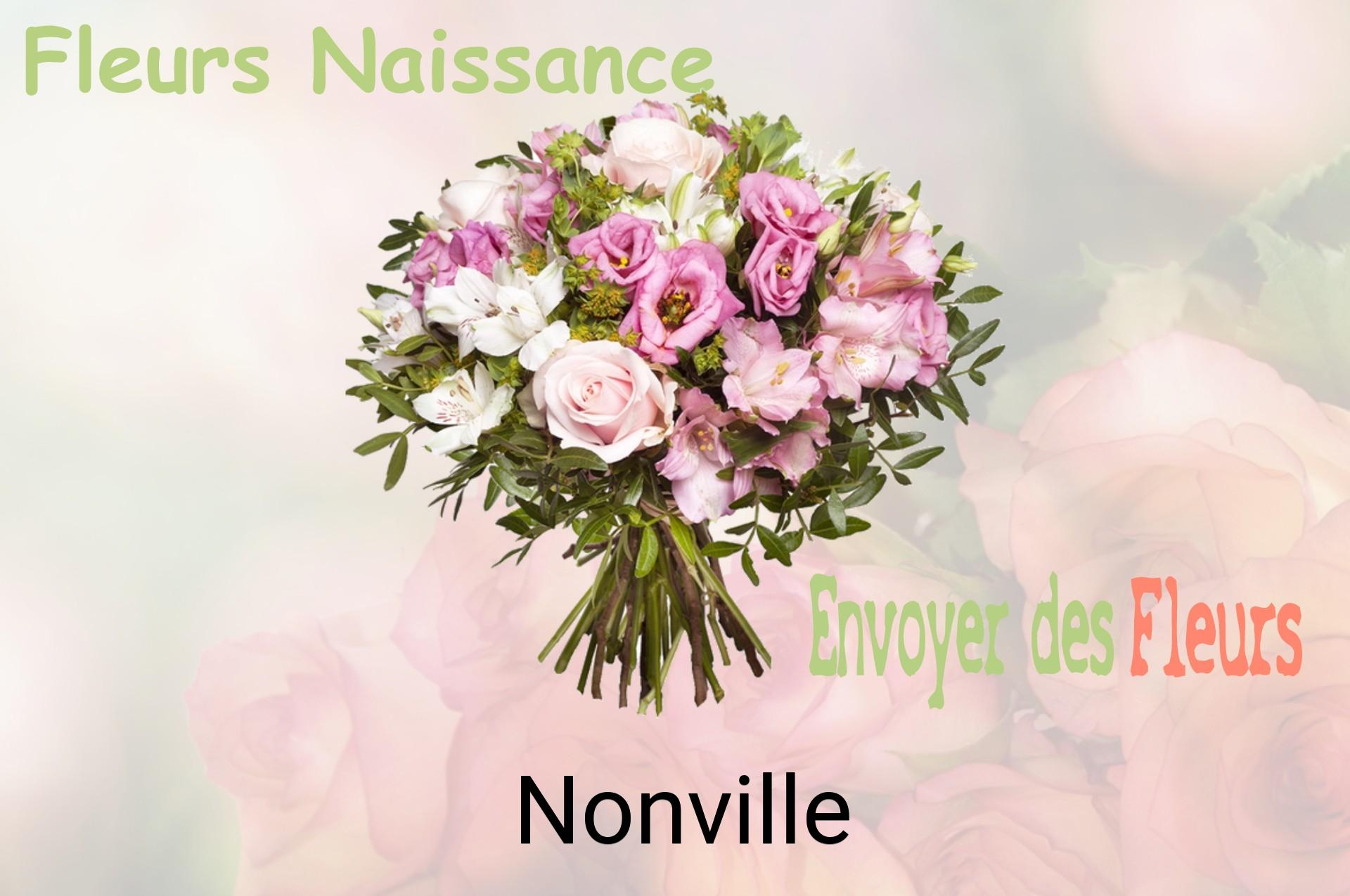 Bouquet de fleurs de naissance livré à Nonville